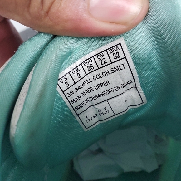 Skechers Girls Multi Colored Sparkle High Top Sneakers Size 3 Youth Shoes - Picture 3 of 10